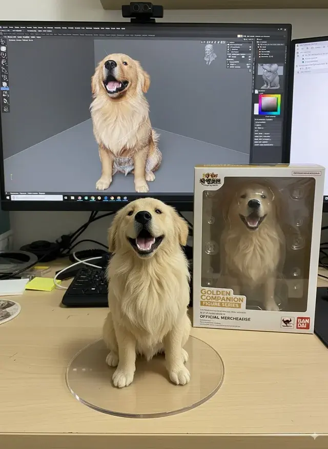AI generated 3D miniature model